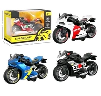 Miniature Sport  Die-cast Alloy Motorbikes  1:14 Scale Alloy Metal  - 1:14