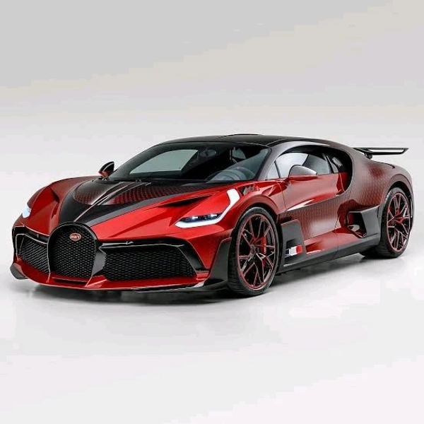 Miniature 1:32 Diecast Bugatti Divo Car - Pull-Back Alloy Supercar.  - 1:32