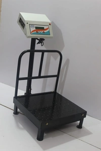 SHINE DIGITAL SCALE SHINE Digital 500KG Capacity 50GM Accuracy, Flatform Weighing Machine Digital for Shop, Commercial and Industrial Pan Size - 600X600 MM, (24X24 Inches) Light Weight