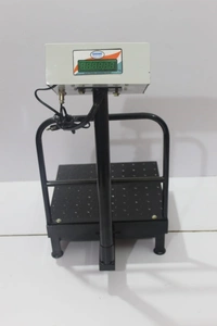 SHINE DIGITAL SCALE SHINE Digital 50KG Capacity 5GM Accuracy, Flatform Weighing Machine Digital for Shop, Commercial and Industrial Pan Size - 350X350 MM, (14X14 Inches)