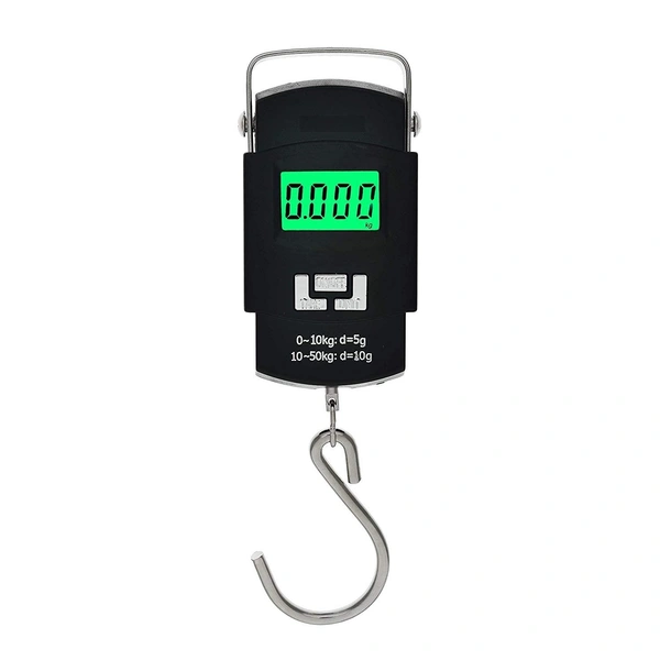 SHINE DIGITAL SCALE Shine Digital Scale Hanging weight meachine WH-A08-50kg X 5gm Mini Digital Kitchen Bakery Provison Store Square Steel Scale