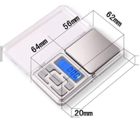 SHINE DIGITAL SCALE SHINE Digital Electronic weighing machines for Jewellery 0.01G to 200G Small Weight Machine for Shop - Silver