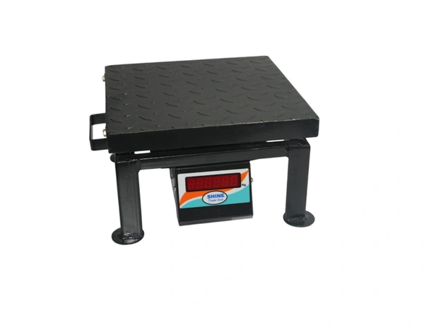 SHINE DIGITAL SCALE SHINE Digital 50KG/5GM Weighing Machine With Front And Back Double Display, Full Metal(Iron) Body, Pan Size - 210X210 MM.