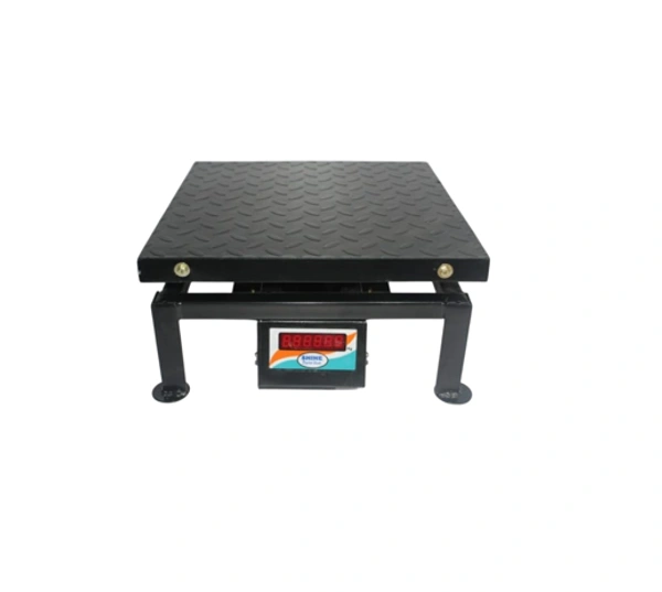 SHINE DIGITAL SCALE SHINE Digital 500KG/50GM. Weighing Machine With Front And Back Double Display Full Metal(Iron) Body. Pan Size - 600X600 MM. Heavy Weight