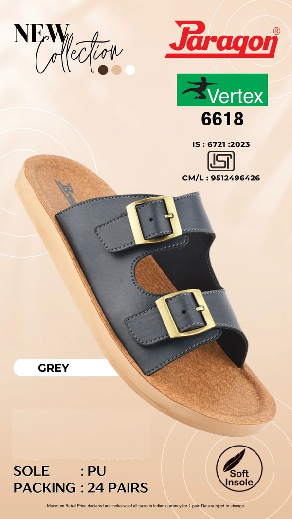 PARAGON 6618 G GREY - 379, '6-10, GREY