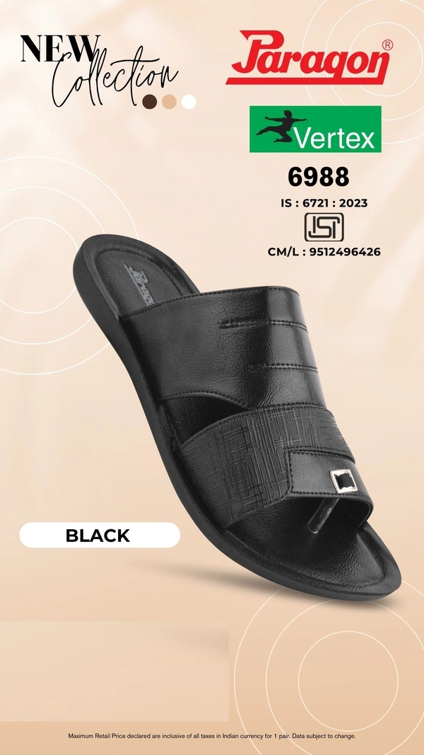 PARAGON 6988 G BLACK - 369, '7-10, BLACK