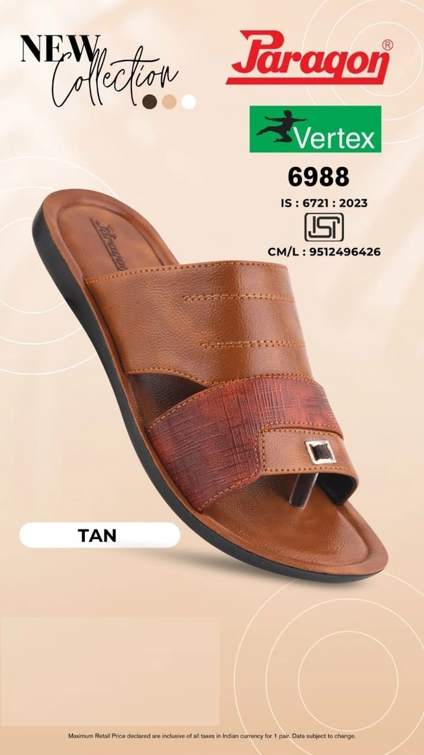PARAGON 6988 G TAN - 369, '6-10, TAN