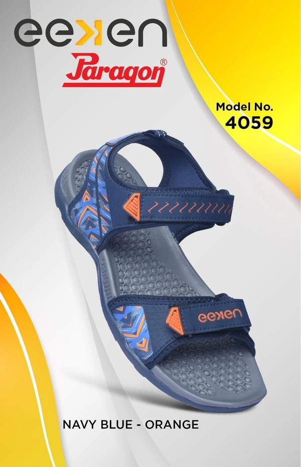 PARAGON 4059 G NAVY BLUE ORANGE - 799, '6-10, NAVY BLUE ORANGE