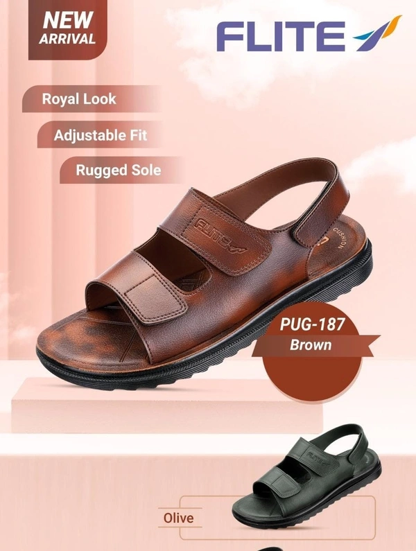 FLITE PUG-187  BROWN - '7-10, BROWN