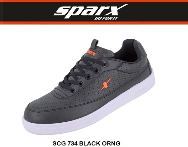 SPARX SCG 734 G BLACK ORANGE - 849, '7-10, BLACK ORANGE
