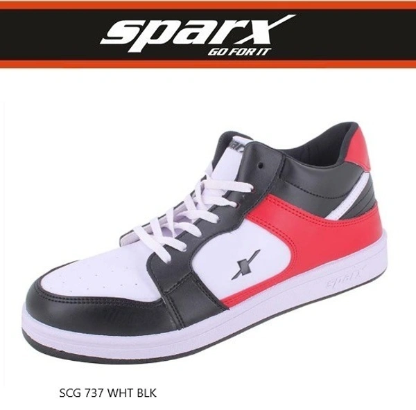 SPARX SCG 737 G WHT BLK - 1049, '6-10, WHITE BLACK