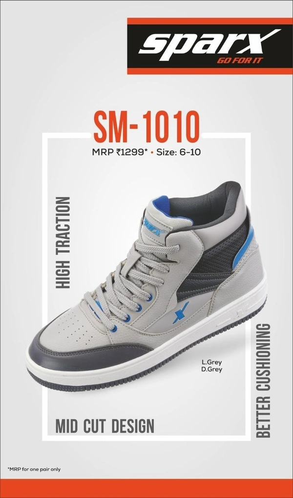 SPARX SM-1010 G L.GREY D.GREY - '6-10, L.GREY D.GREY, 1299
