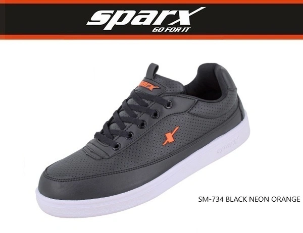 SPARX SM-734 BLACK NEON ORANGE - '2-5, BLACK NEON ORANGE