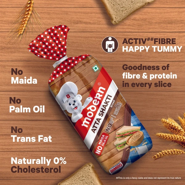 Modern Atta Shakti - Zero Maida Bread (No trans fat)