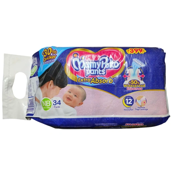 MamyPoko Pants NB 34