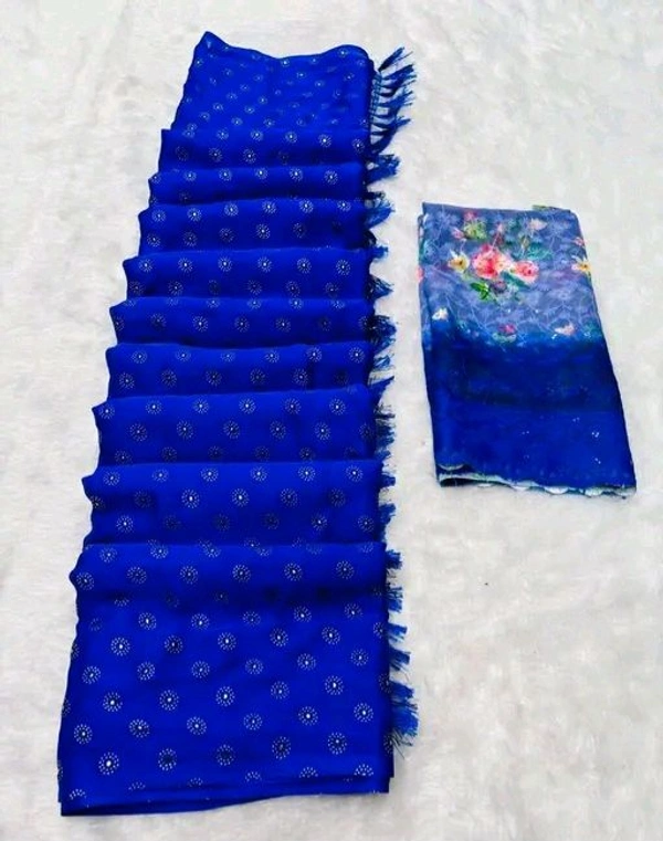 Chiffon Saree With Blause