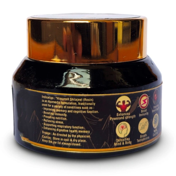 Himamrit Shilajeet (Resin) Strength-Energy-Endurance-fitness and general health - 50 GM