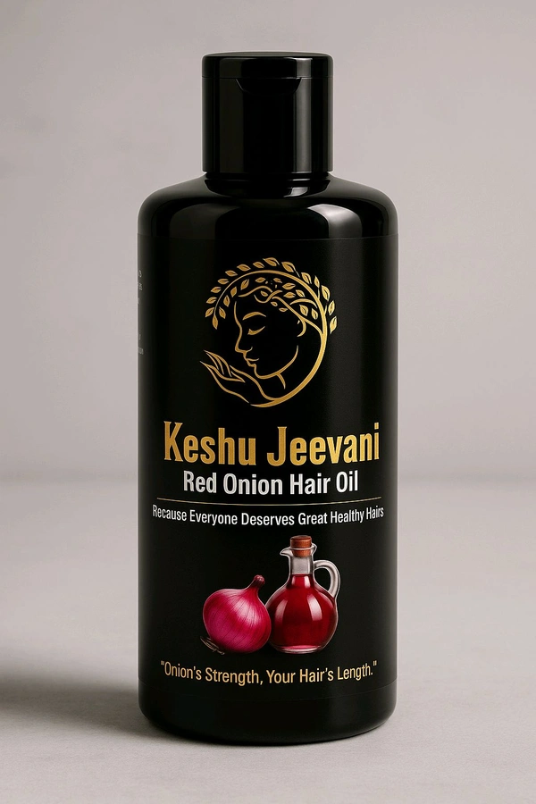 🌿 Keshu Jeevani Red Onion Oil - 200ml.