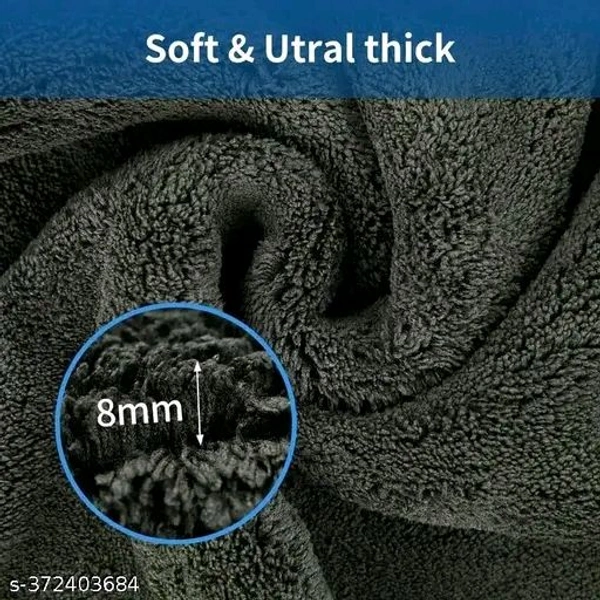 Car Washing Towel Pack Of 6 - Black