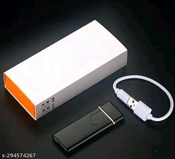 Smart Cigarette Lighter Screen Touch  - Black