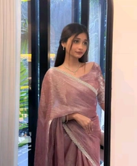 A Unique Design Pink Saree  - Tickle Me Pink