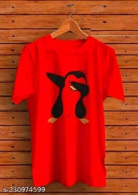 Half Tshirt For Men Cotton - Silver Chalice, Large Size