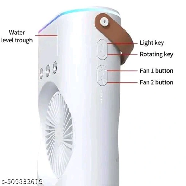 Mini Ac Cooler Fan - White