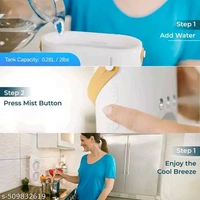 Mini Ac Cooler Fan - White