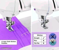 * Plastic Automatic Sewing Machine*
Color: White