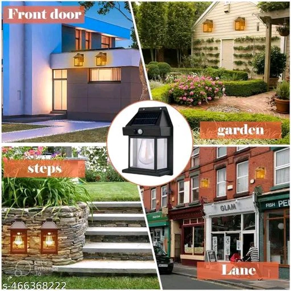 :*Wall Lights* solar
Material: Plastic