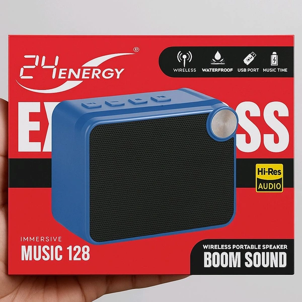 24 EN SOUND BOX - Bluetooth speaker - AC06 - Blue