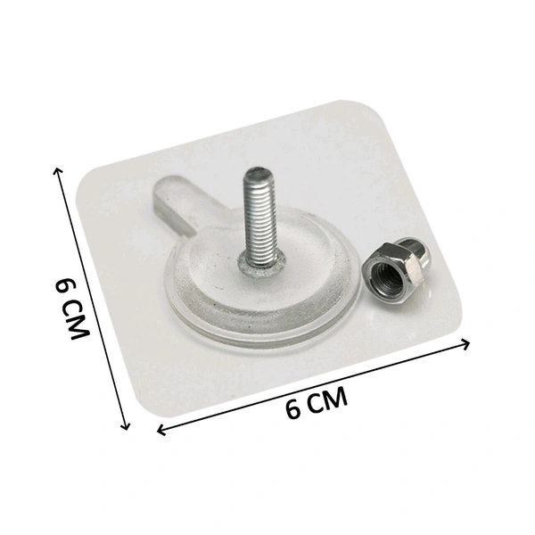  9017 Adhesive Screw Wall Hook used in all kinds of places including household and offices for hanging and holding stuffs etc. 