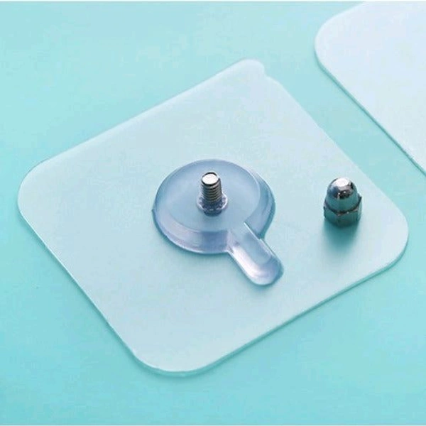  9017 Adhesive Screw Wall Hook used in all kinds of places including household and offices for hanging and holding stuffs etc. 