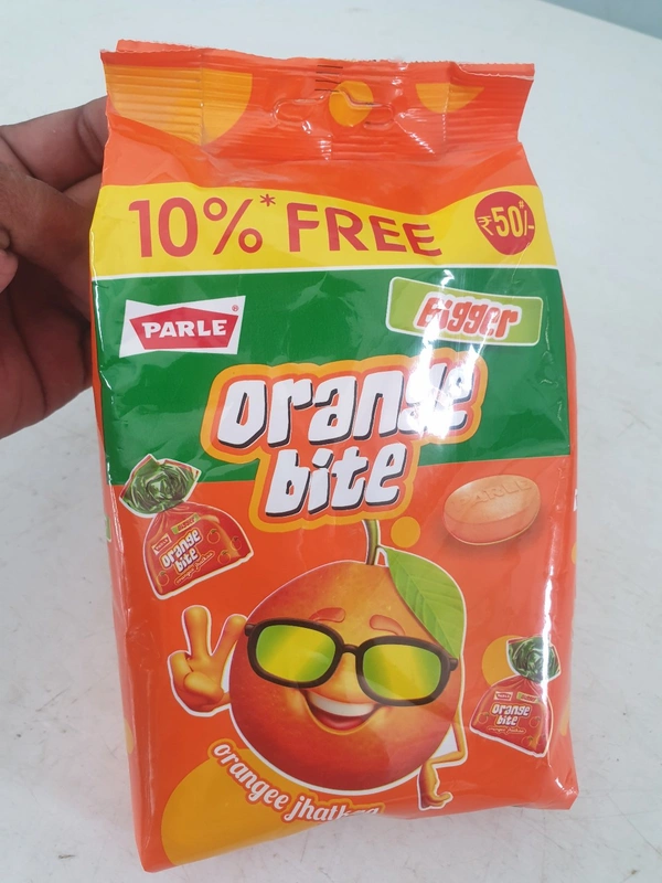 PARLE ORANGE BITE CANDY - ORANGE