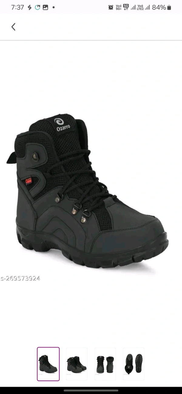 BLACK And ,Brown Genuine Leather Steel Toe Safety Shoes IND 6.7.8.9.10  - Black, IND 9