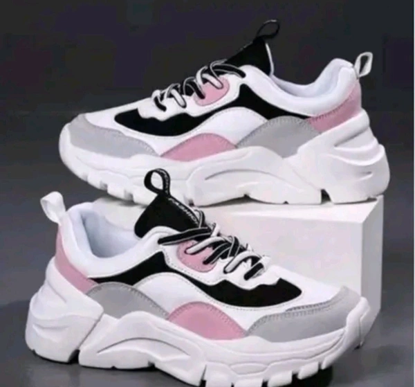 Multicolor/touch Women's And Girls Casual Shoes  - White, Ind 7
