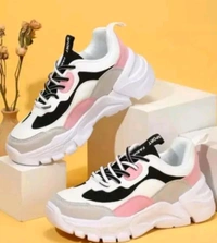 Multicolor/touch Women's And Girls Casual Shoes  - White, Ind 7