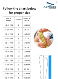 Aerokick Kids Casual Shoes Lace-up Lightweight Sneakers Shoes  - 8.5-9 Year