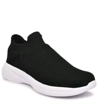 Xavo men slip on moccasins socks shoes  - Black, Ind 7