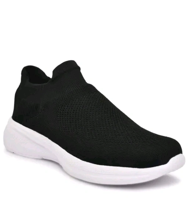 Xavo men slip on moccasins socks shoes  - Black, Ind 7
