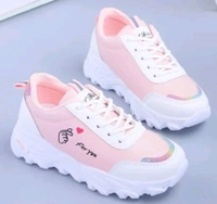 Comfortably Stylish Casual Pink Shoes For Girl's/women  - Ind 3