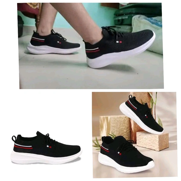 Ndspark Unique Fashionable Men's Sport Shoes - Black, Ind 7