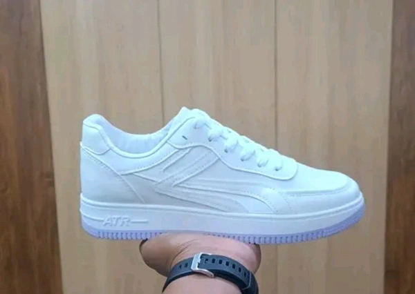 Asian White. Pink And Blue Sneakers For Men And Women  - White, Ind 6