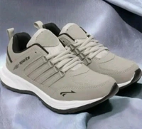 RRide Latest Running Walking Gym Shoes For Mens And Boye ( 4 Color Available Black,White,Grey,Blue ) - Gray, Ind 9