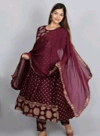 8.one Anarkali Dupatta Set Women Printed Anarkali Kurta  - Xxxl