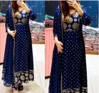 8.one Anarkali Dupatta Set Women Printed Anarkali Kurta  - Xxxl