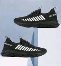 Cooperwings men's Stylish Casual shoes sports walking sneakers shoes for boy's - Black, Ind 5
