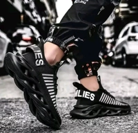 Cooperwings men's Stylish Casual shoes sports walking sneakers shoes for boy's - Black, Ind 8