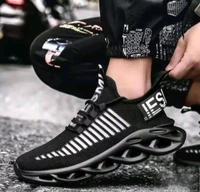 Cooperwings men's Stylish Casual shoes sports walking sneakers shoes for boy's - Black, Ind 9