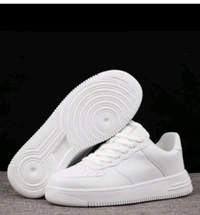 Casual Sneakers White Outdor Shoes For Boy&men  - White, Ind 6